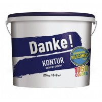 Danke Kontur Штукатурка декоративная «Барашек» зерно 1,5 мм белая (25 кг)