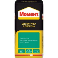 МОМЕНТ Штукатурка цементна (25 кг)