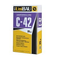 UniBAU з-42 самовирівнююча суміш для підлоги 3-15 мм (25 кг) UniBAU з-42 самовирівнююча суміш для підлоги 3-15 мм (25 кг)