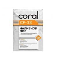 Coral СF-33 самовирівнююча суміш 4-15 мм (25 кг)