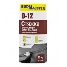 Будмайстер ДОЛІВКА-12 Стяжка для теплого пола 5-80 мм (25 кг)